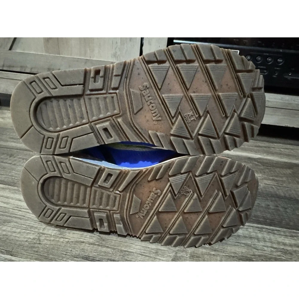 Saucony Originals Shadow 6000 Trail CPK Blue/Lime Men's 6 Running Shoes S70643-1